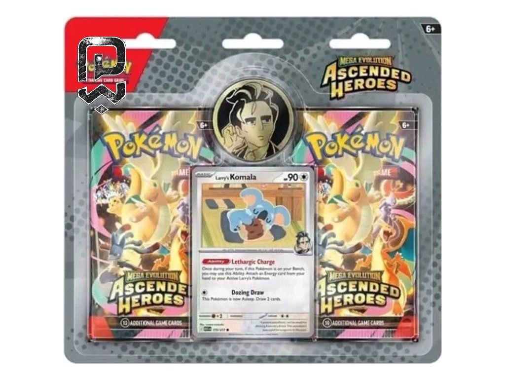 Predná strana balenia Pokémon TCG Ascended Heroes 2-Pack Blister