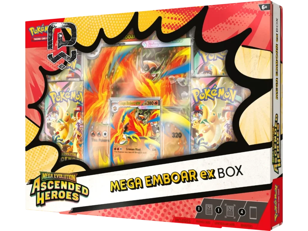 Pokémon TCG Ascended Heroes ex Box predná strana balenia