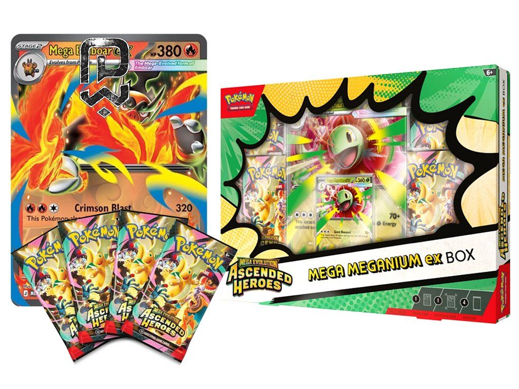 Detailný pohľad na lesklé karty Pokémon ex z edície Ascended Heroes