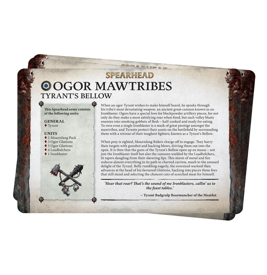 Faction Pack preview: Ogor Mawtribes – faction rules and summaries