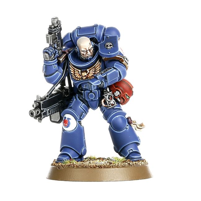 Detail dílků a výzbroje Primaris Intercessors