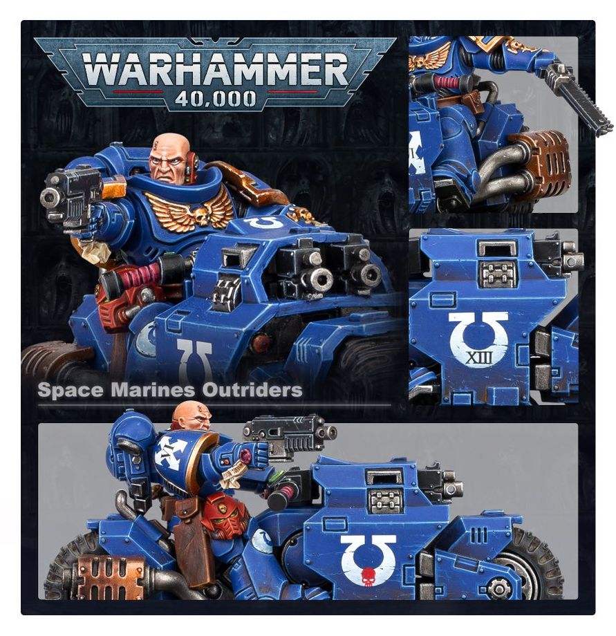 Detail motorky Primaris Outrider
