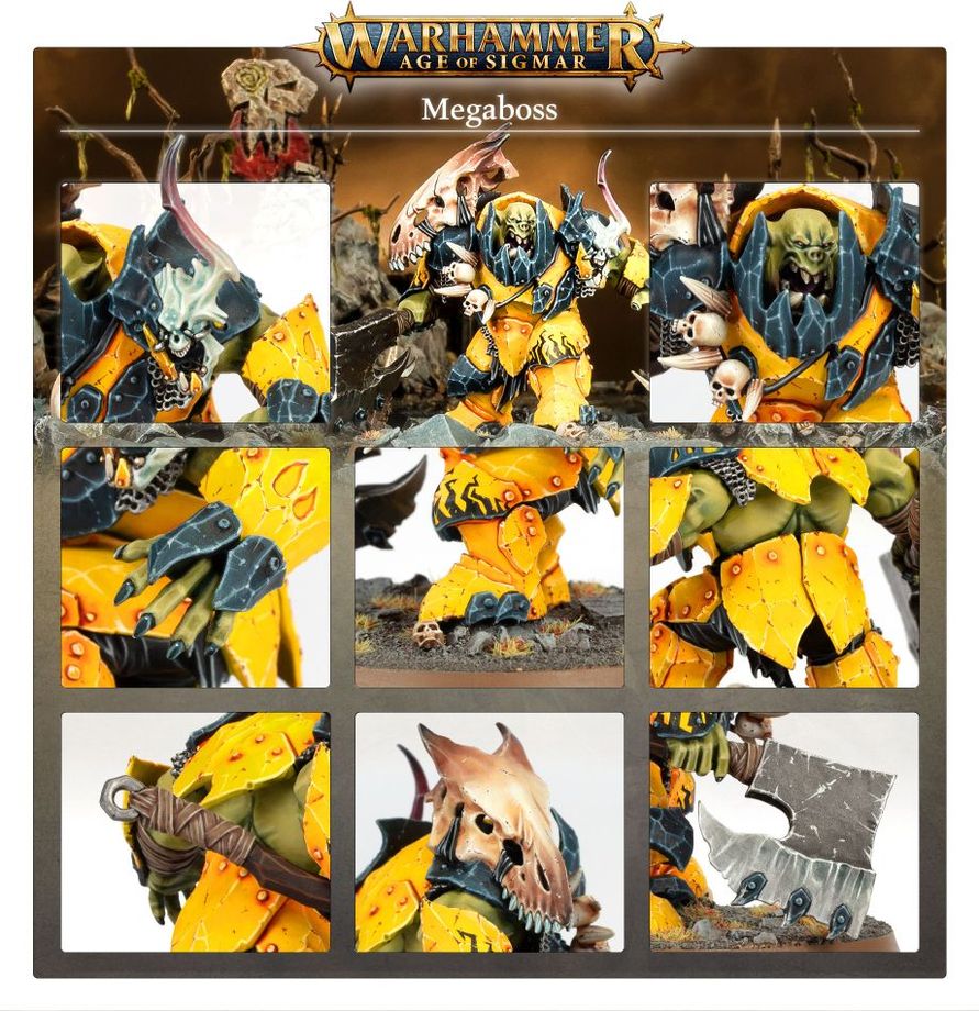 Orruk Megaboss – zbroj a výzbroj