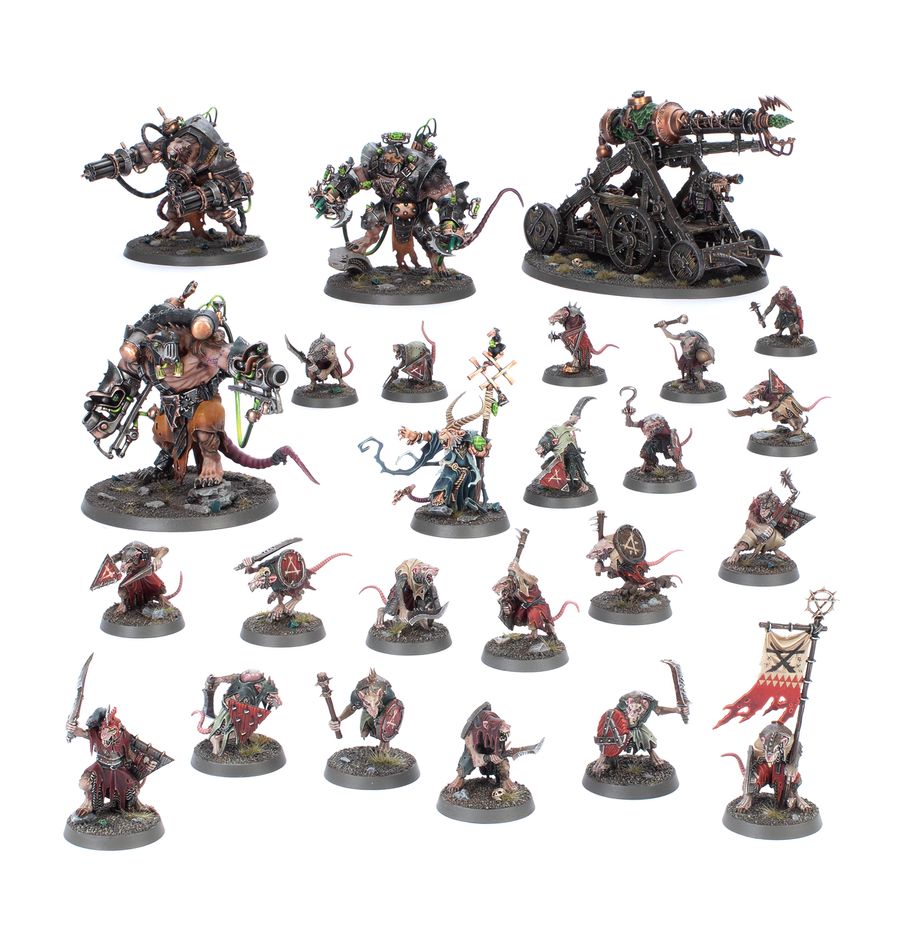 Age of Sigmar: Spearhead - Skaven - Warpspark Clawpacks box art