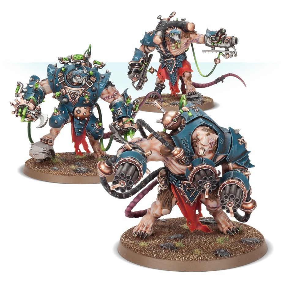 Warhammer Age of Sigmar Spearhead Skaven Warpspark Clawpacks – set of 25 plastic miniatures