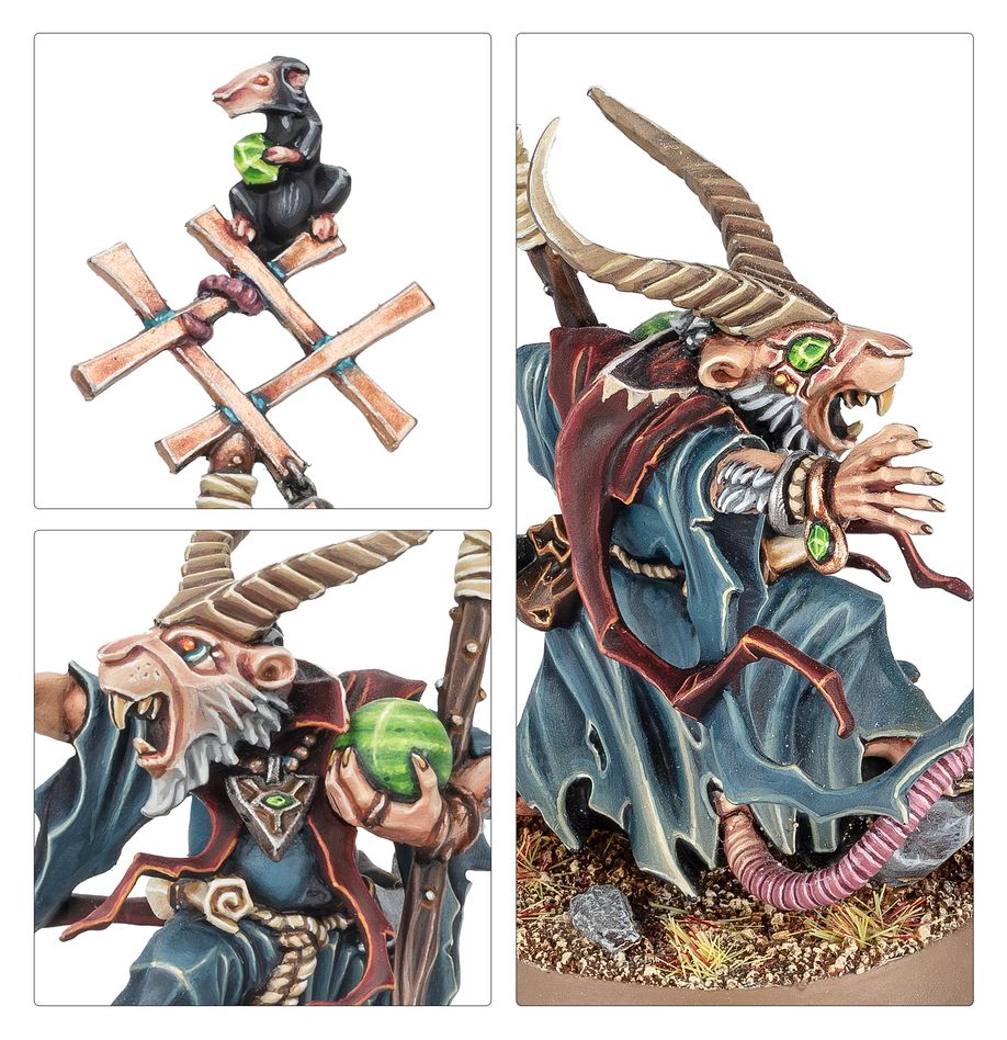 Warpspark Clawpacks – Skaven army set containing 25 miniatures