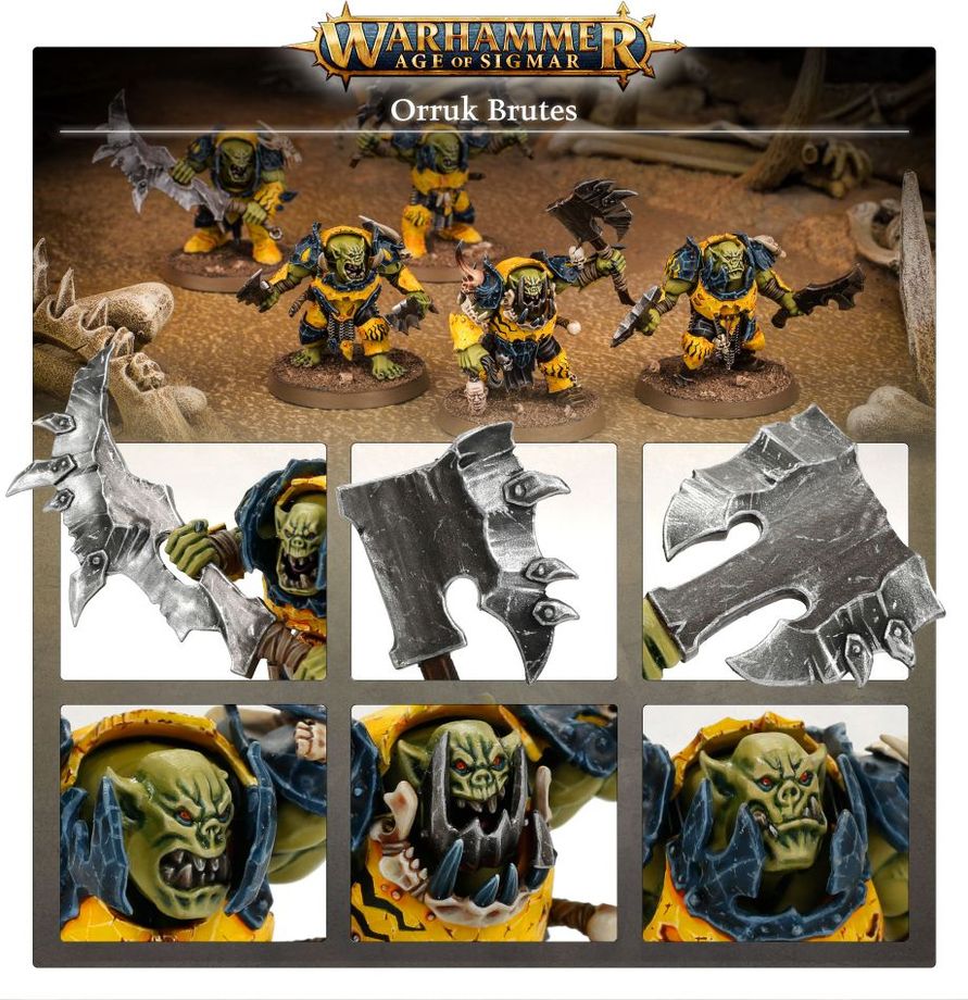 Orruk Brutes – sestavená jednotka