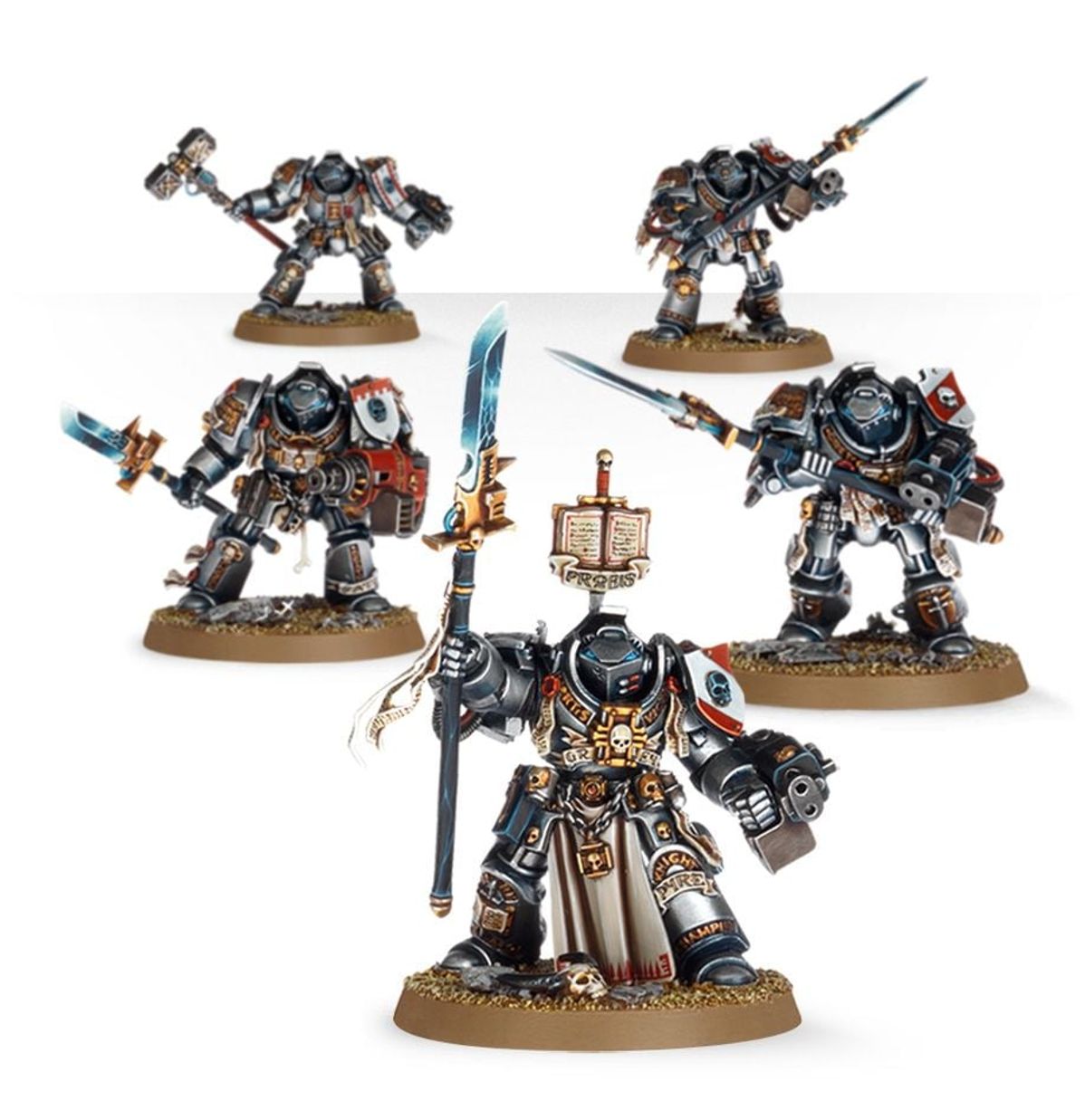 Grey Knights Combat Patrol – miniatures overview (group shot)
