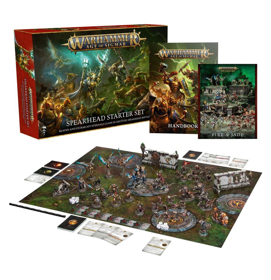 Warhammer Age of Sigmar – Fire and Jade Starter Set box art
