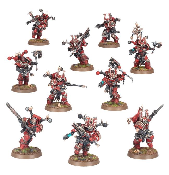 10 Khorne Berzerkers