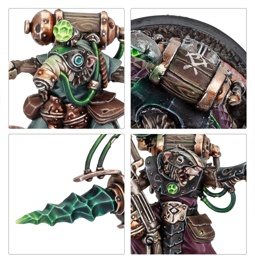 Skaven Tunnelpack miniatures