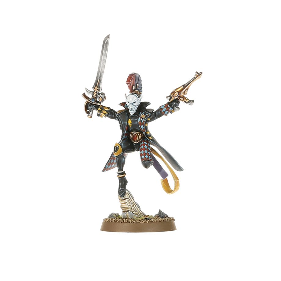 Harlequin with a shuriken pistol