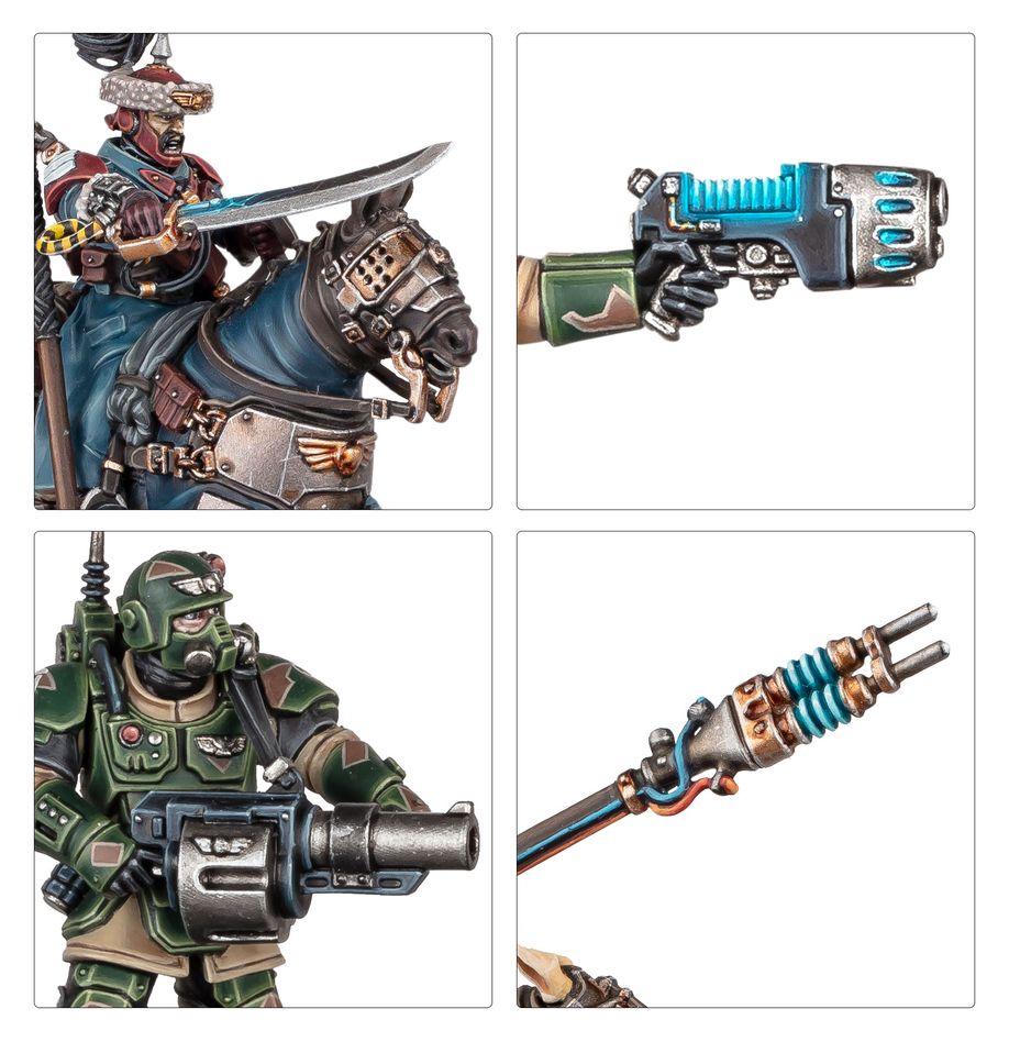 Cadian Command Squad miniatúry