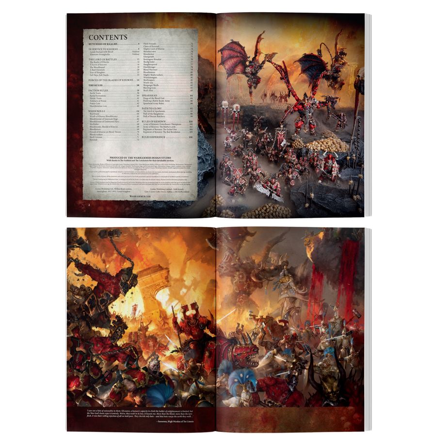 Blades of Khorne battletome kniha