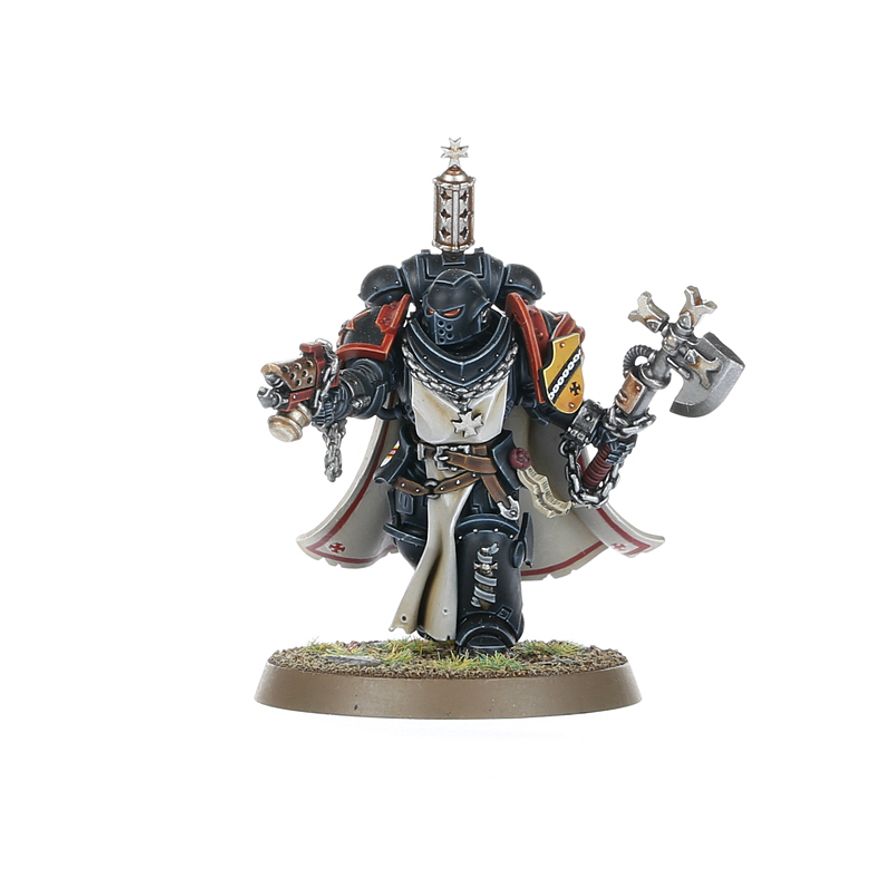 Detail Black Templars Sword Brethren s rytířskými prvky