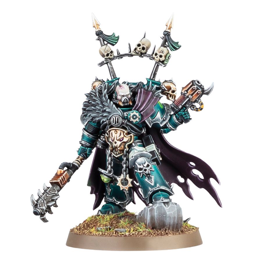 Warhammer 40,000 Chaos Space Marines Chaos Lord – plastic commander miniature