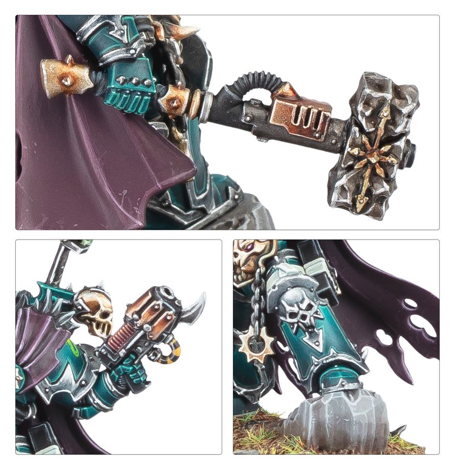 Warhammer 40,000 Chaos Lord – Chaos Space Marines commander miniature