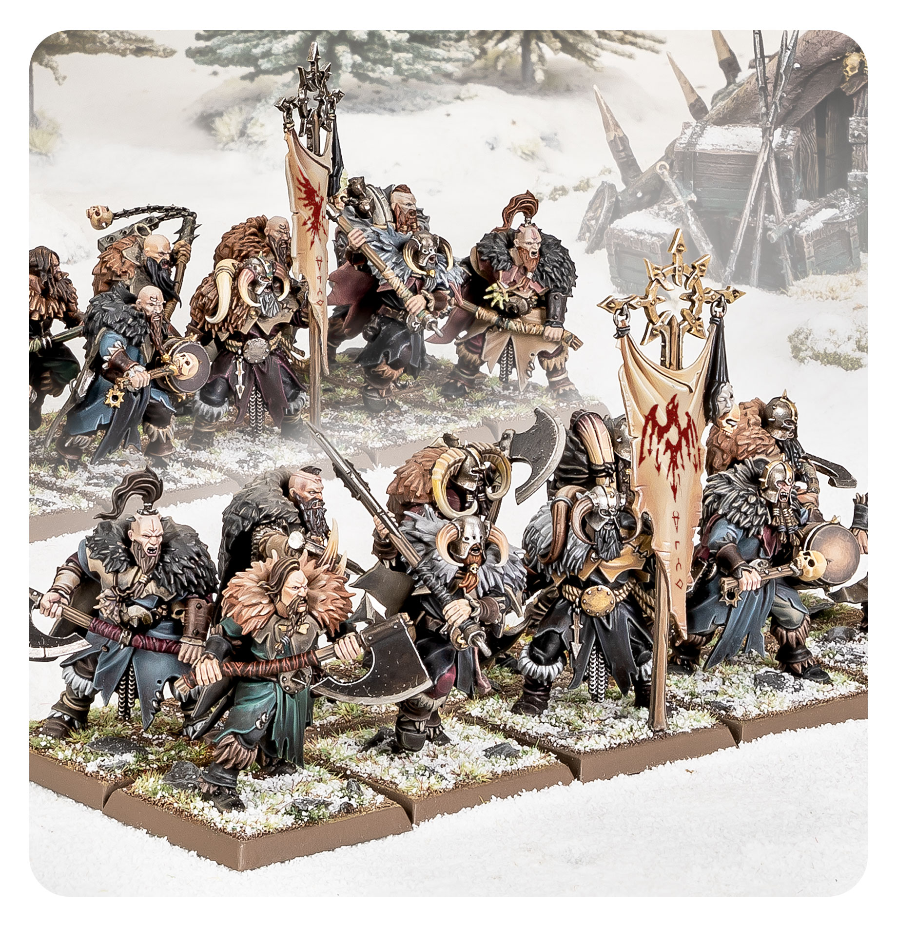 Chaos Marauders – assembled unit showcase