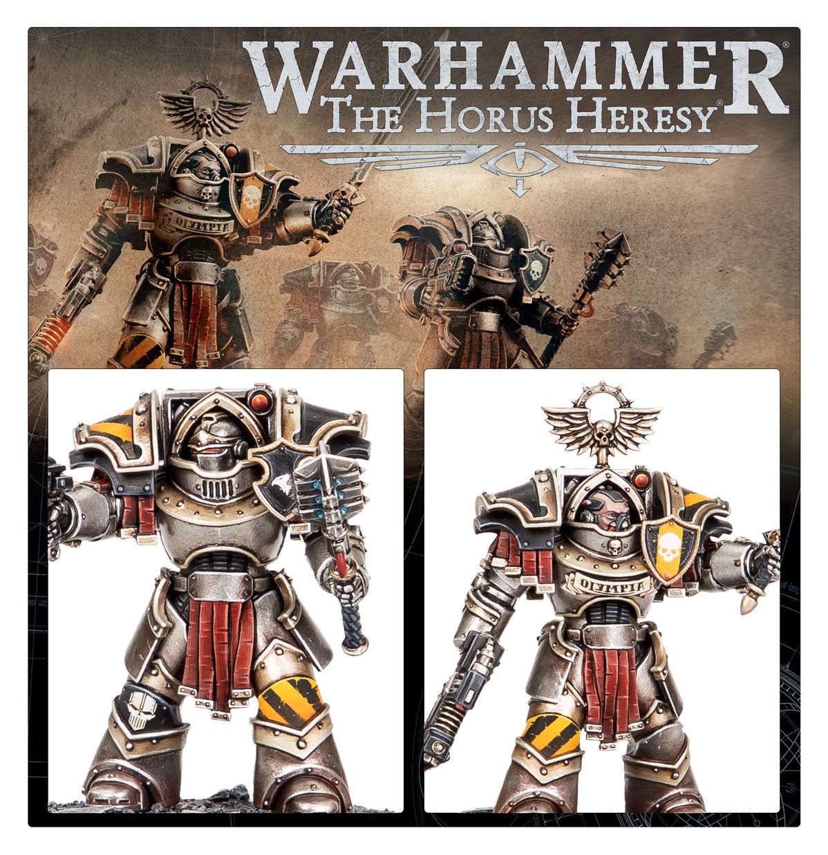 Cataphractii Terminators (Volkite & Power Mauls) box art