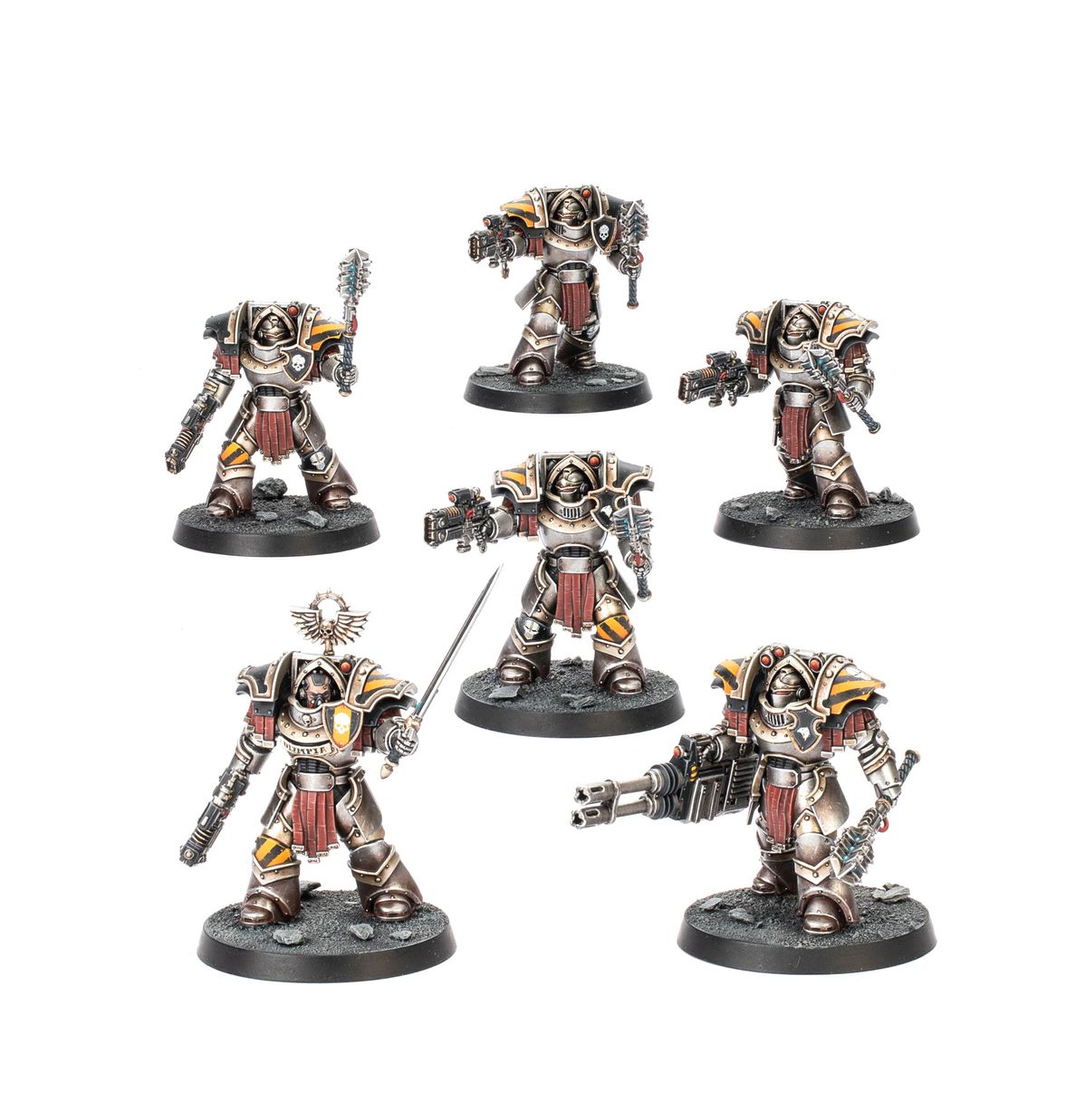 Cataphractii Terminators – zostavené modely