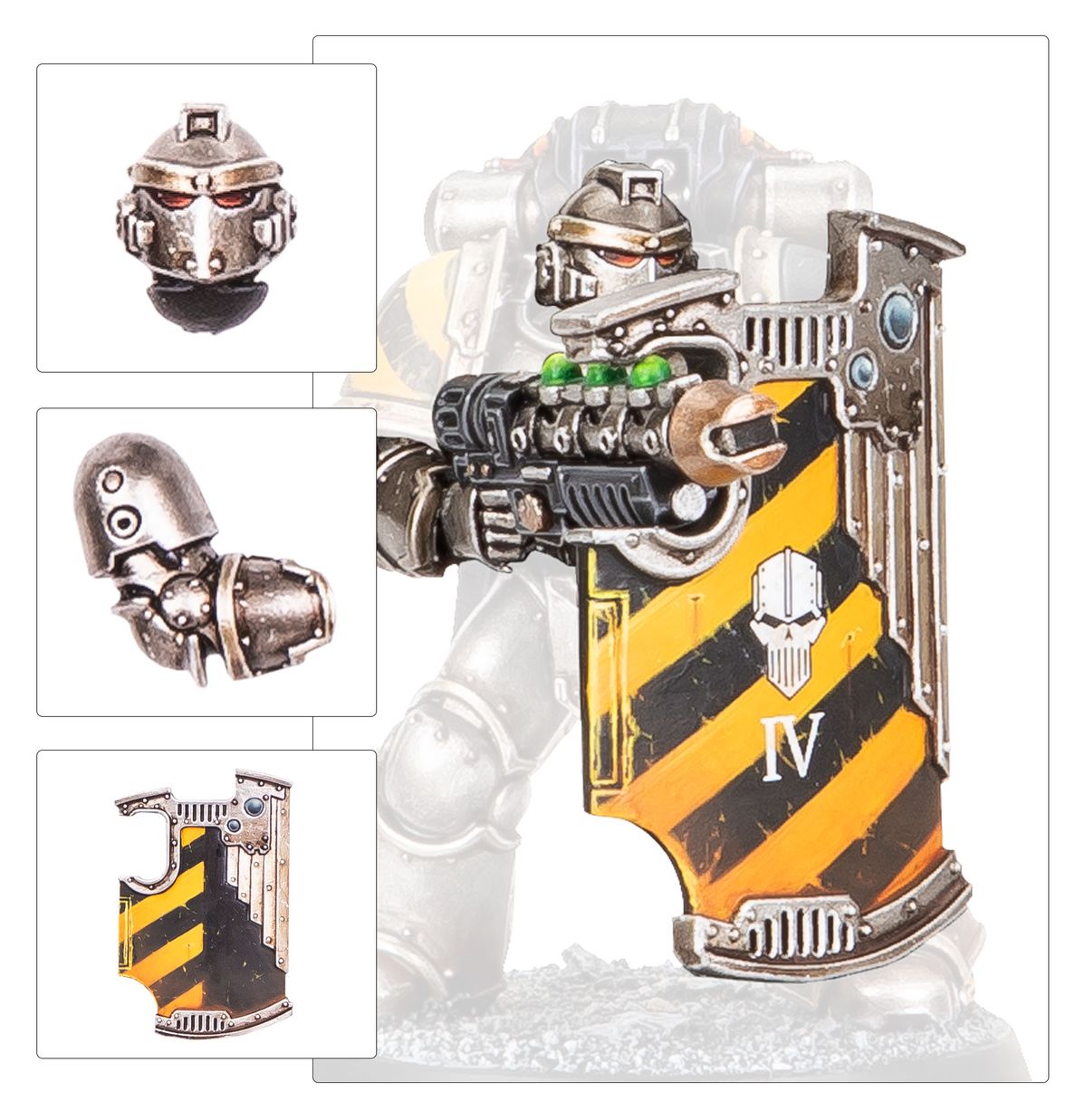 Breacher Squad – ukázka hotových modelů se štíty