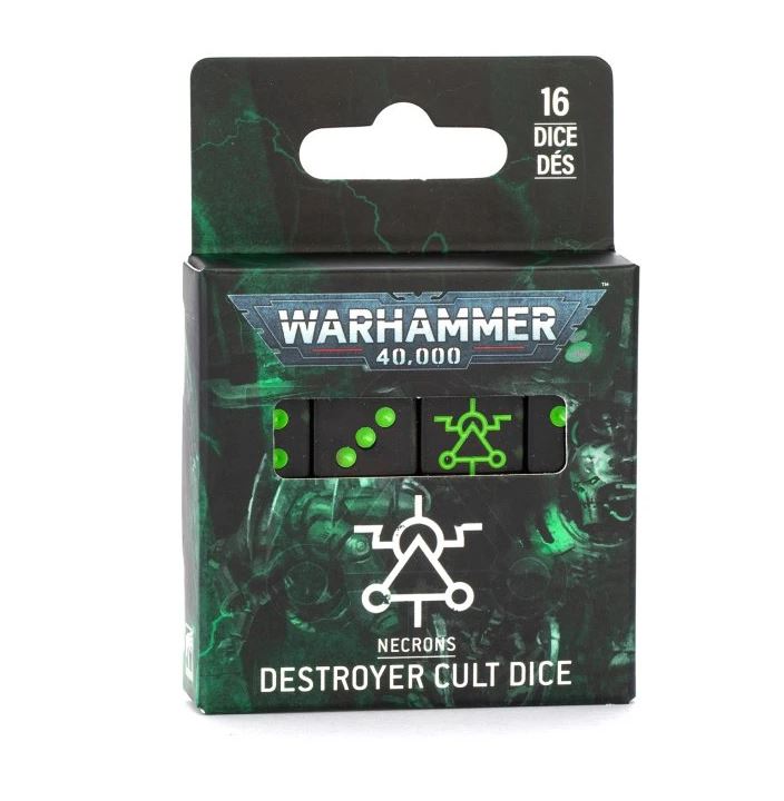 Warhammer 40K: Necrons Destroyer Cult Dice box art