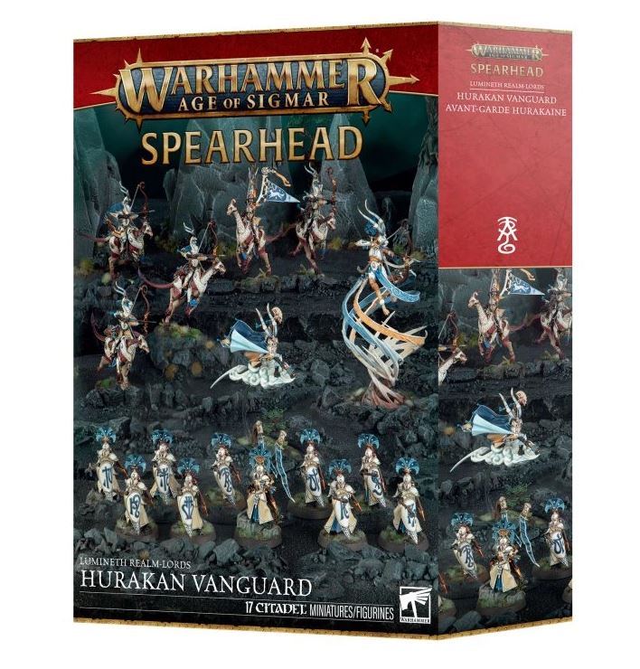Warhammer Age of Sigmar - Spearhead: Lumineth Realm-lords – Hurakan Vanguard box art
