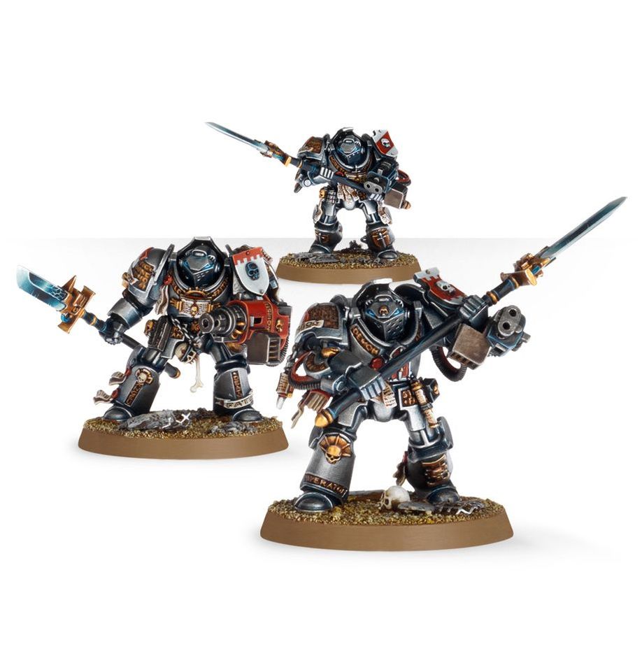 Grey Knight Paladin Squad in battle