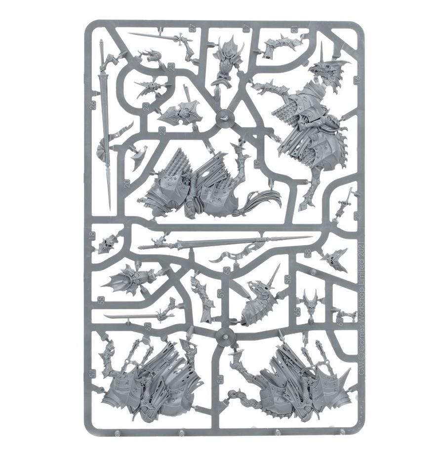 Alternative view of assembled Blood Knights