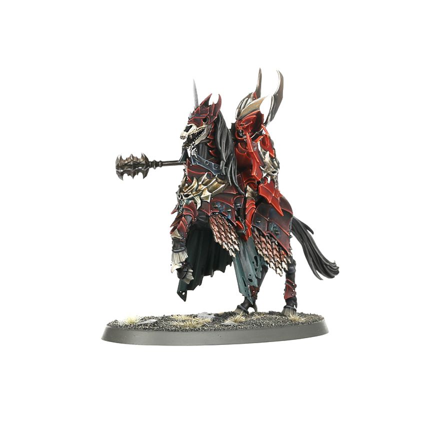 Blood Knights miniatures showcased in battle formation