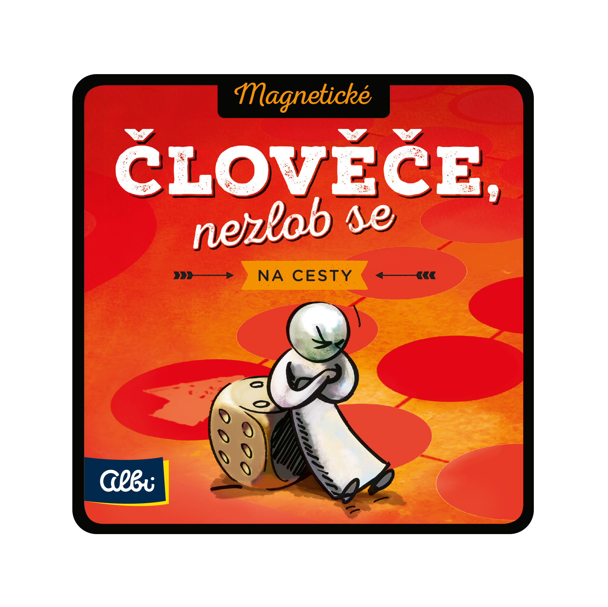 Magnetická hra Člověče, nezlob se na cestovním stole