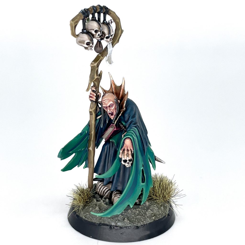 Detail modelu Nekromanta