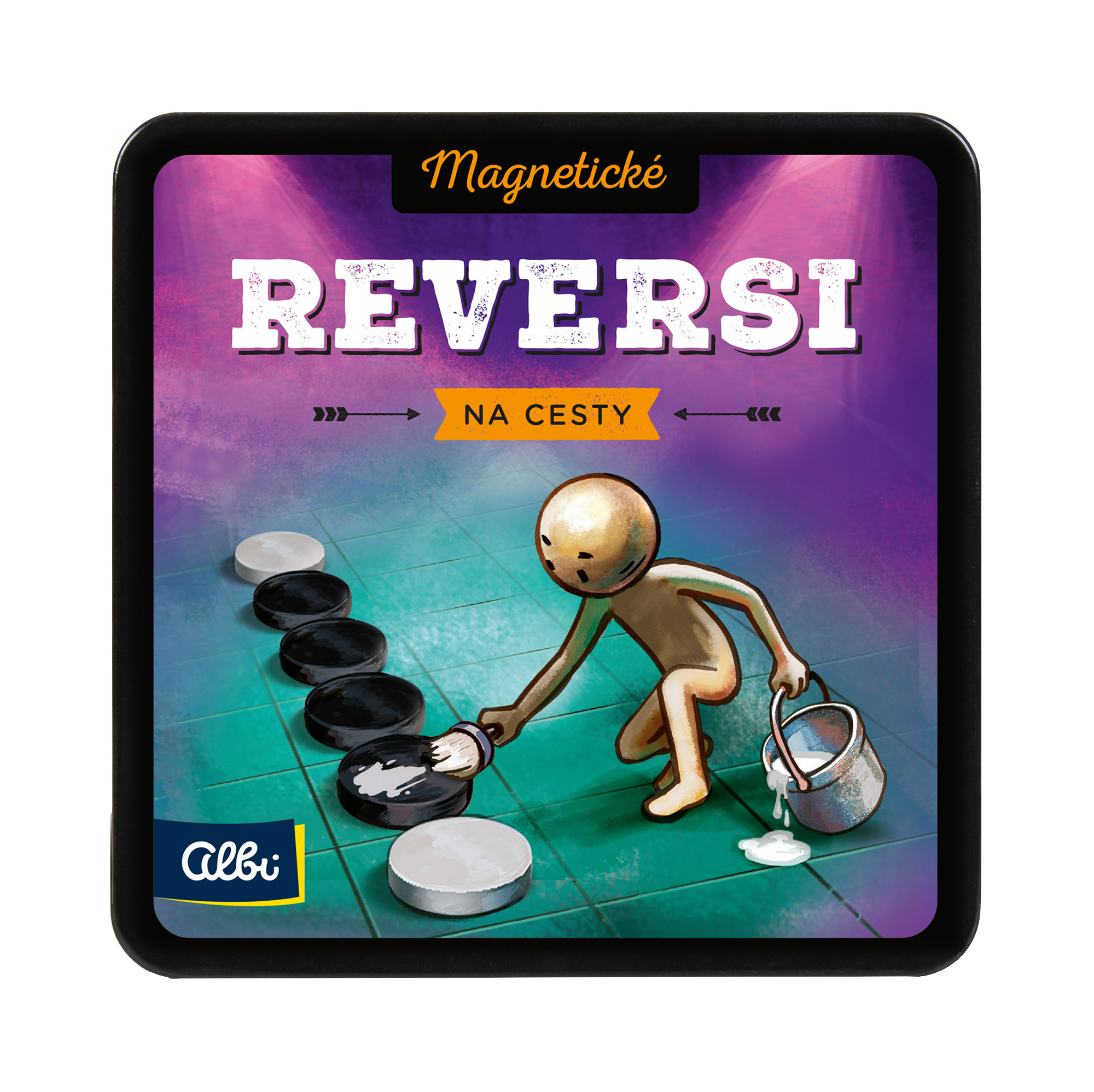Magnetické Reversi na cestovním stole