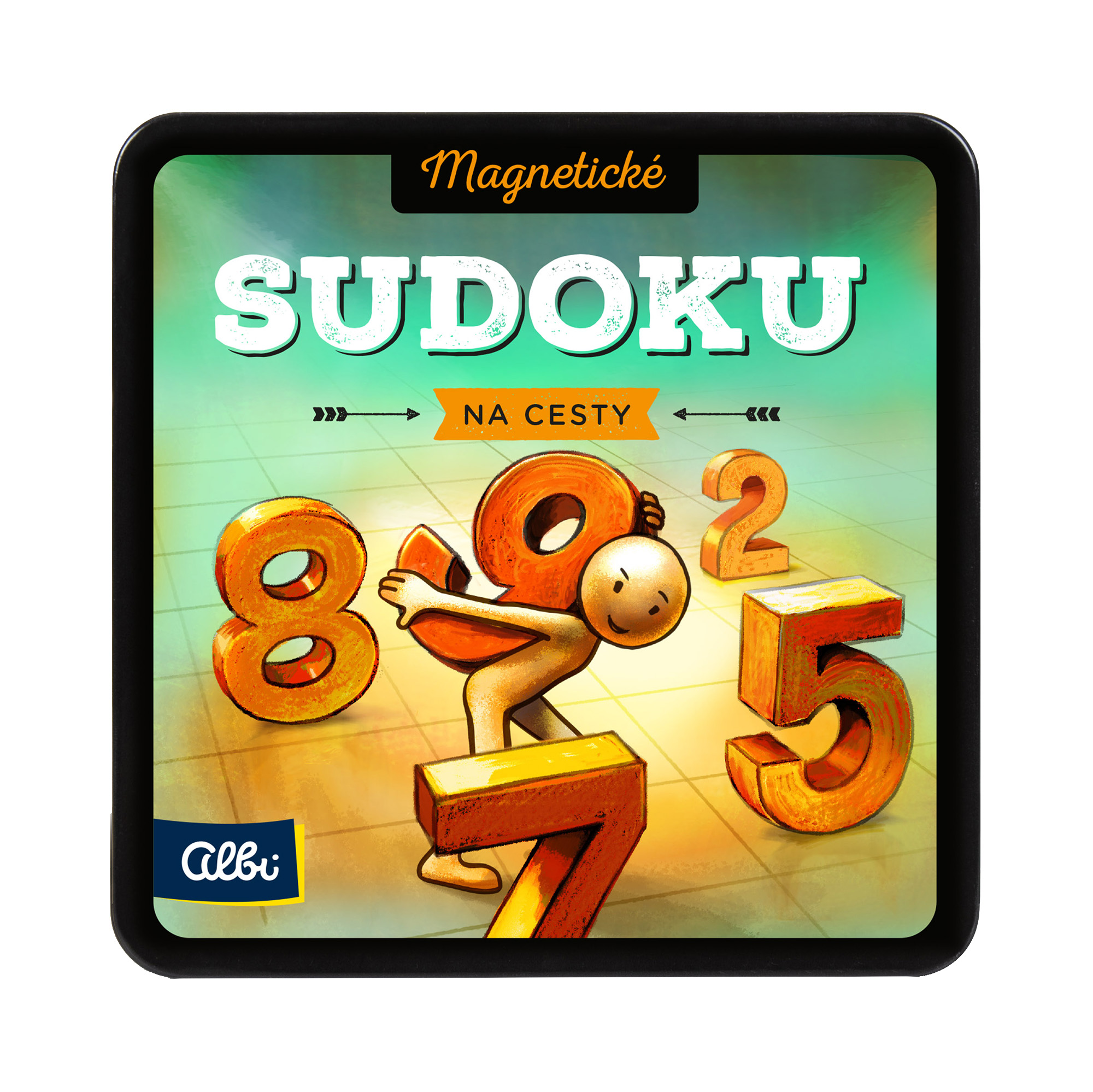 Magnetické Sudoku připravené k řešení