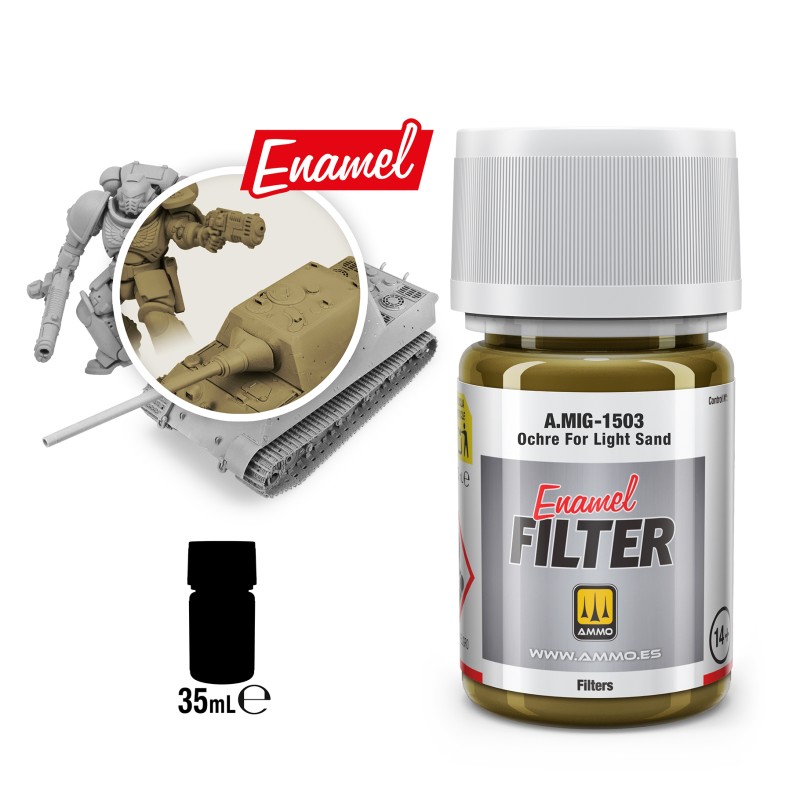 Ochre Filter for Light Sand