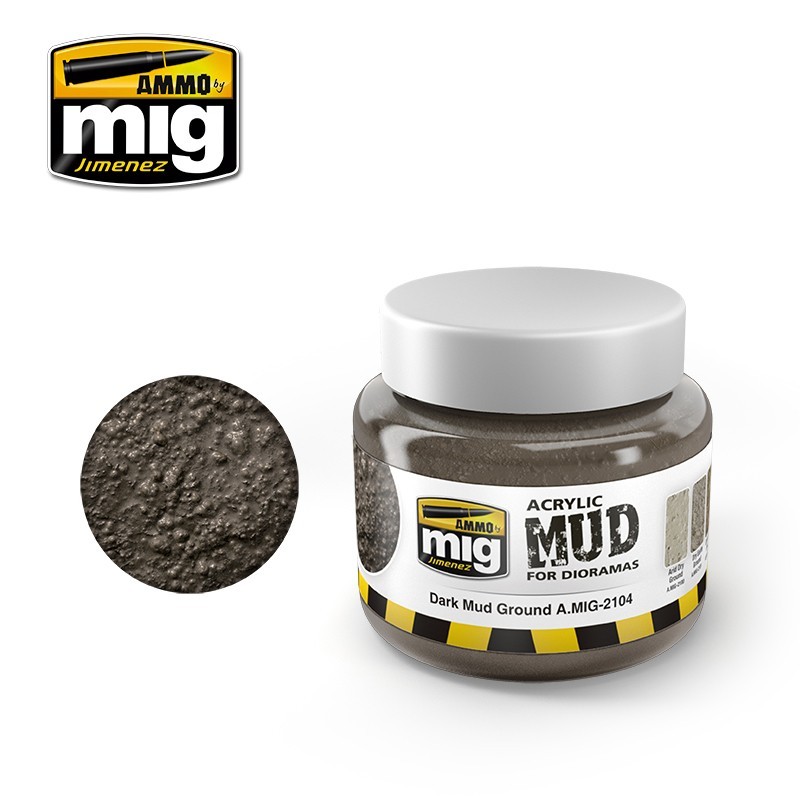 AMMO by MIG Dark Mud Ground - Vignettes Acrylic Textures (A.MIG-2104)