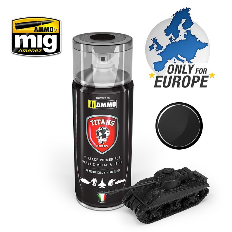 TITANS HOBBY Black Matt Primer