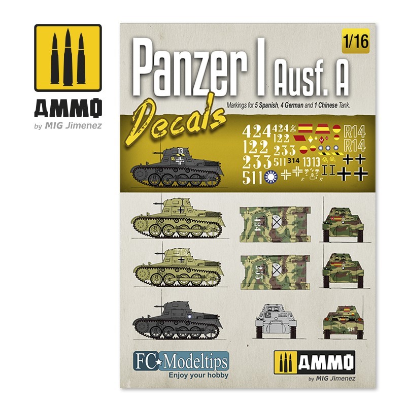 1/16 Panzer I Ausf. A Decals