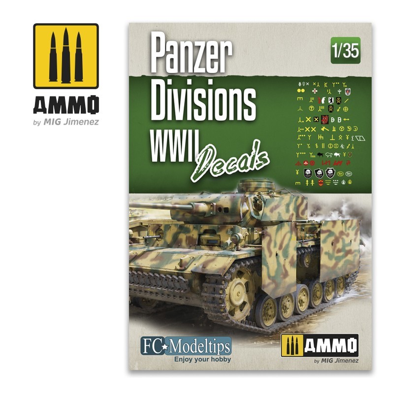 1/35 Panzer Divisions WWII Decals