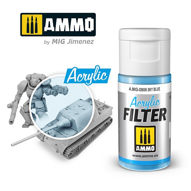 Acrylic Filter Sky Blue