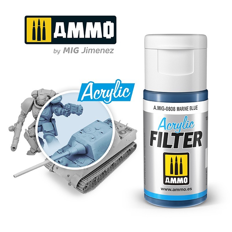 Marine Blue Acrylic Filter