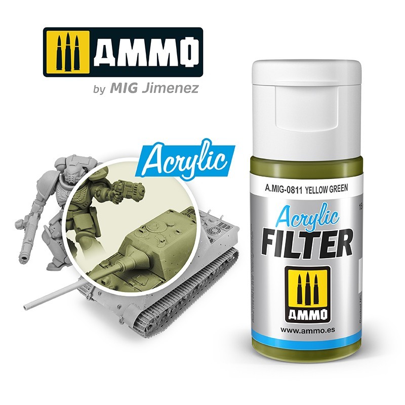 Acrylic Filter Yellow Green