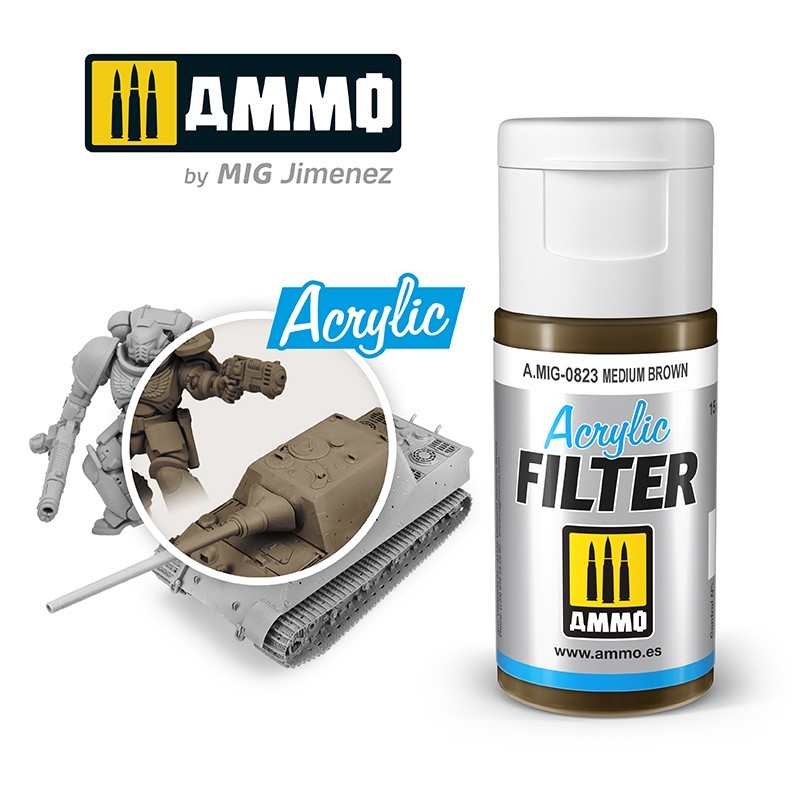 Medium Brown Acrylic Filter
