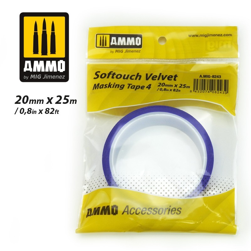 AMMO Velvet Softouch Masking Tape 20mm (25m)