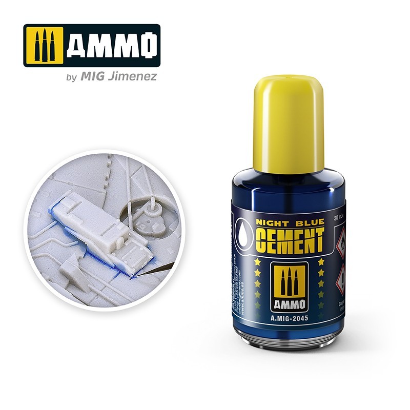 AMMO Night Blue Cement – Extra Thin Blue Cement