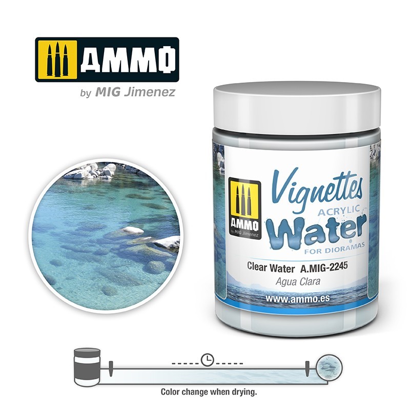 AMMO by MIG Clear Water - Vignettes Acrylic Water (A.MIG-2245)