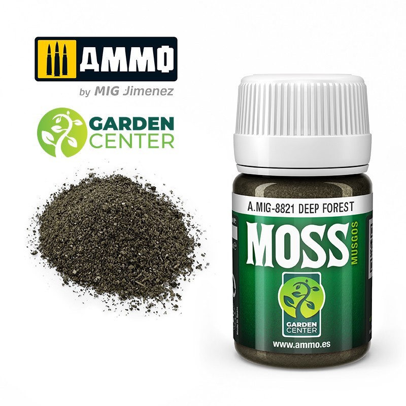 AMMO by MIG Deep Forest MOSS - Laser-cut Plants (A.MIG-8821)
