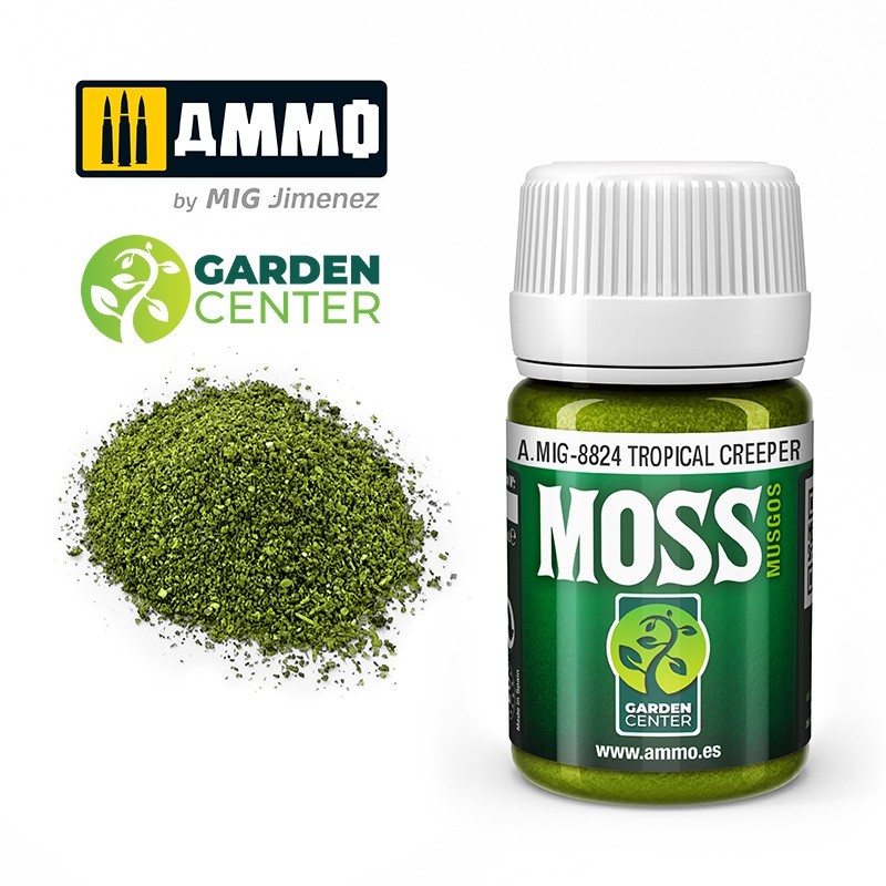 AMMO by MIG Tropical Creeper MOSS - Laser-cut Plants (A.MIG-8824)
