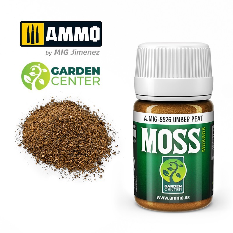 AMMO by MIG Umber Peat MOSS - Laser-cut Plants (A.MIG-8826)