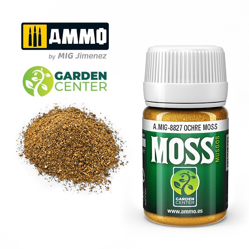AMMO by MIG Ochre MOSS - Laser-cut Plants (A.MIG-8827)